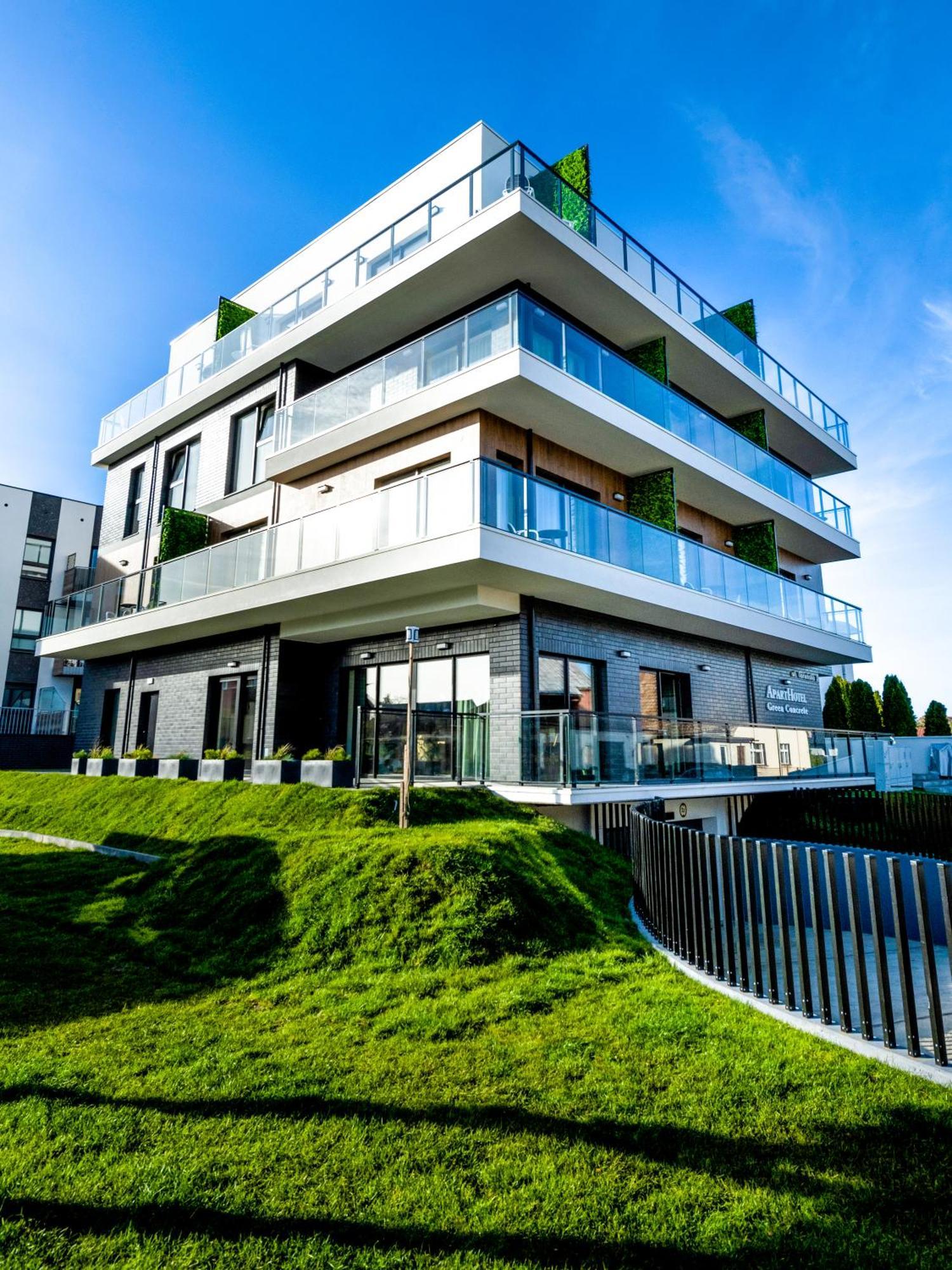 Aparthotel Green Concrete - Eko-Bus Na Plaze, Rowery I Masaze Swinemünde Exterior foto