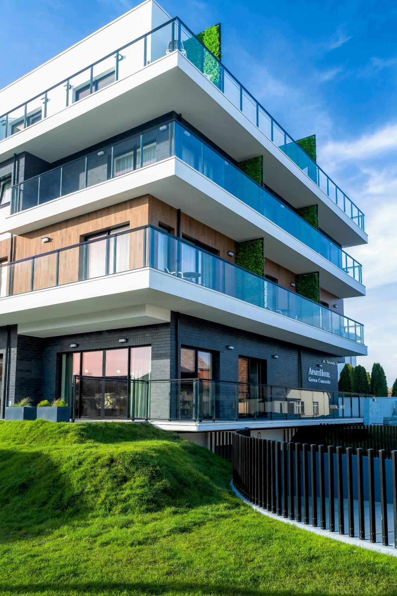 Aparthotel Green Concrete - Eko-Bus Na Plaze, Rowery I Masaze Swinemünde Exterior foto
